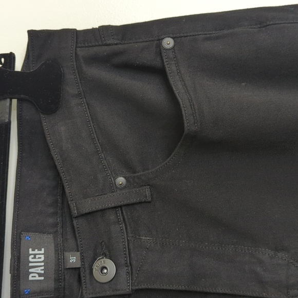 PAIGE Federal Straight Jeans Black Shadow 30x29 - Picture 4 of 14
